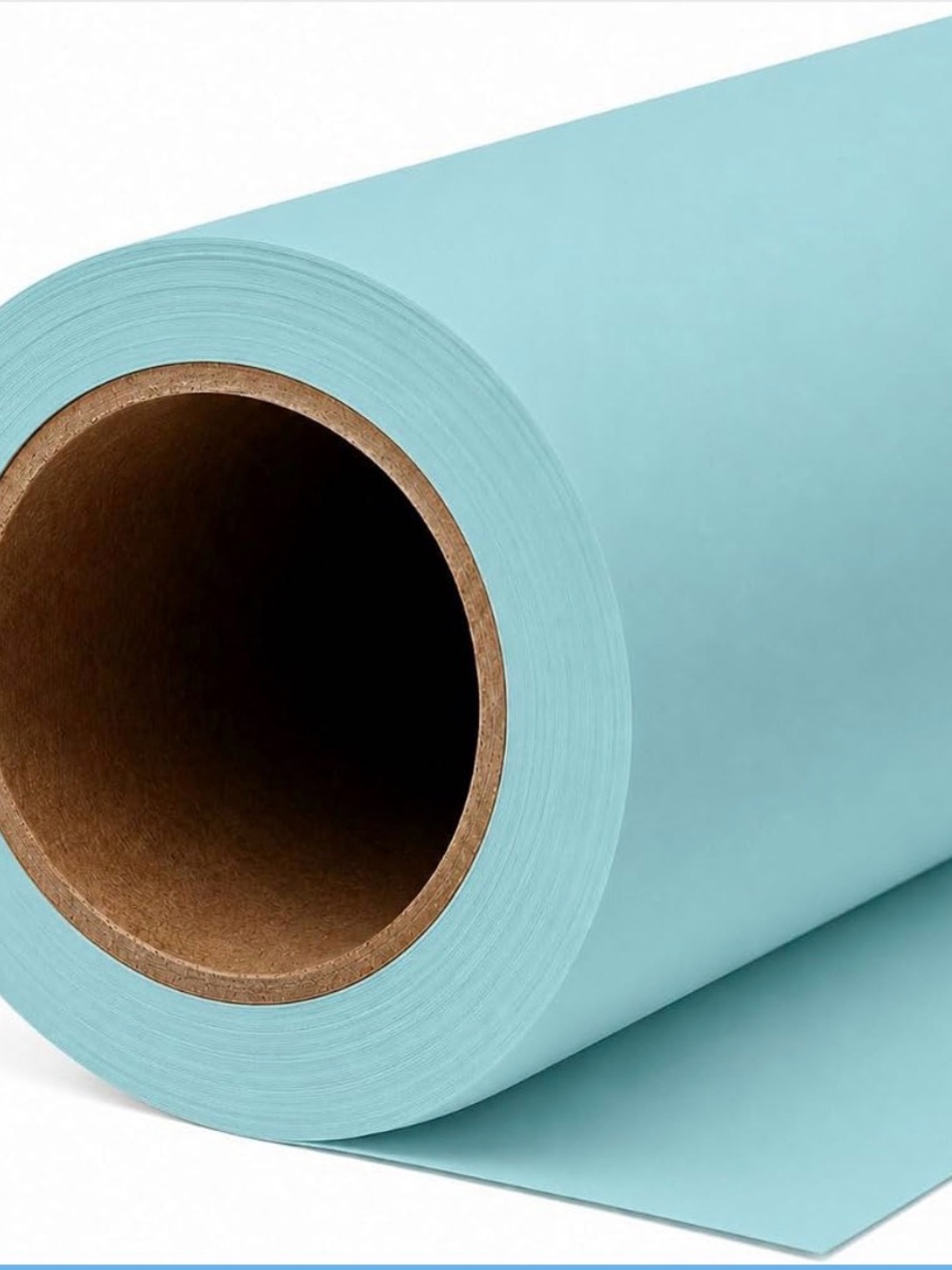 Photography Backdrop Sky Blue Backdrop 53"x 16' Yizhily Heavyweight paper NEW